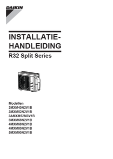 3MXM-N,4MXM-N,5MXM-N,3AMXM-M_3PNL417620-3N_installation manual_Dutch download